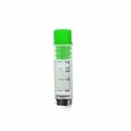 Biox TRICODED CRYOVIAL, INTERNAL THREAD, 2.0ML, GREEN, 1000PK BX88-9212